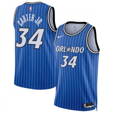 NBA Mænd Trøje Orlando Magic Wendell Carter JR 2025-26 Nike Icon Edition Blå Swingman